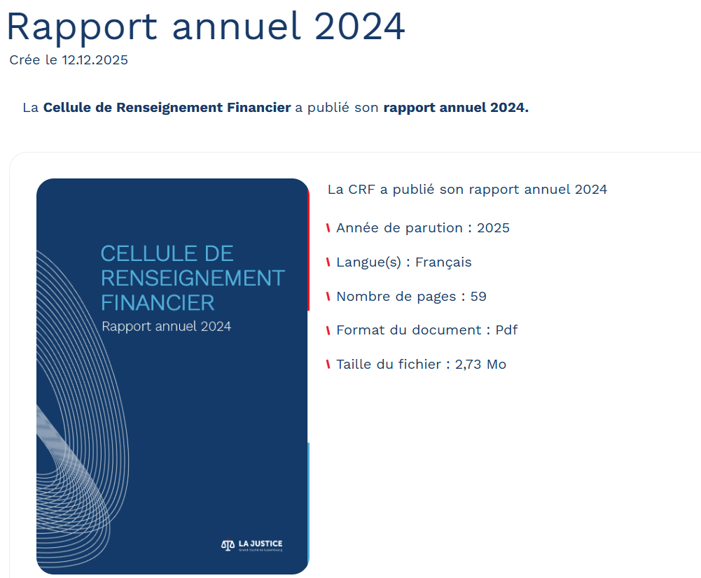 Rapport Annuel CRF