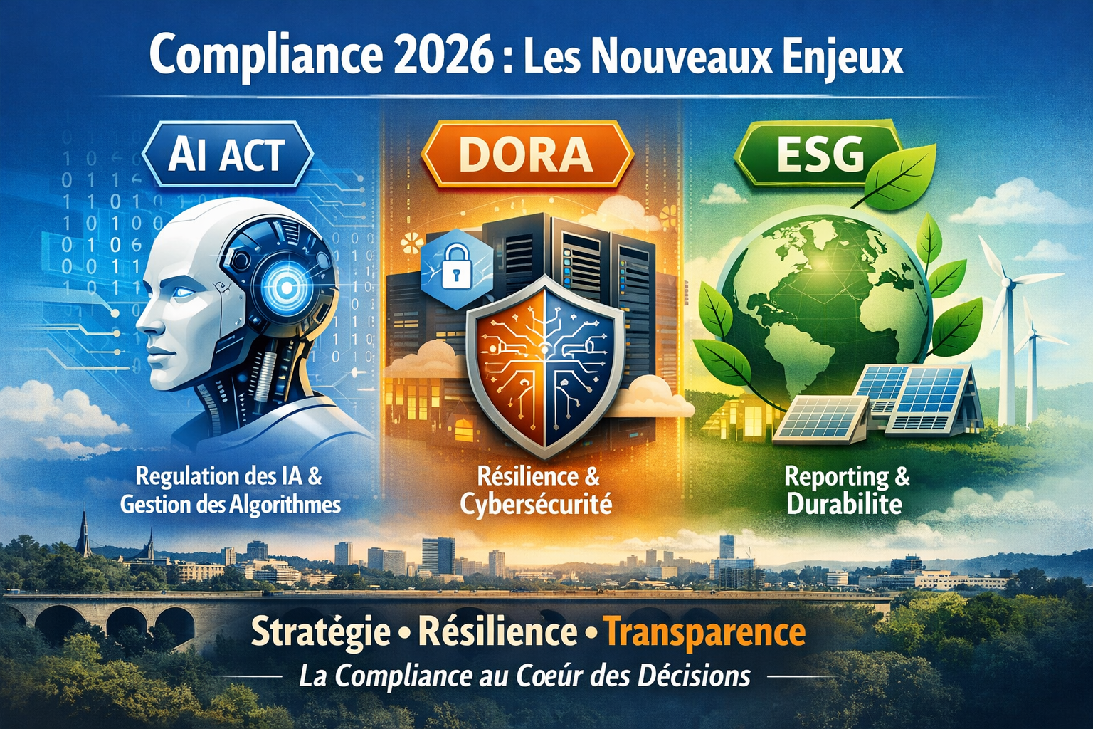 🤖 AI Act, DORA, ESG : la compliance entre dans son ère stratégique