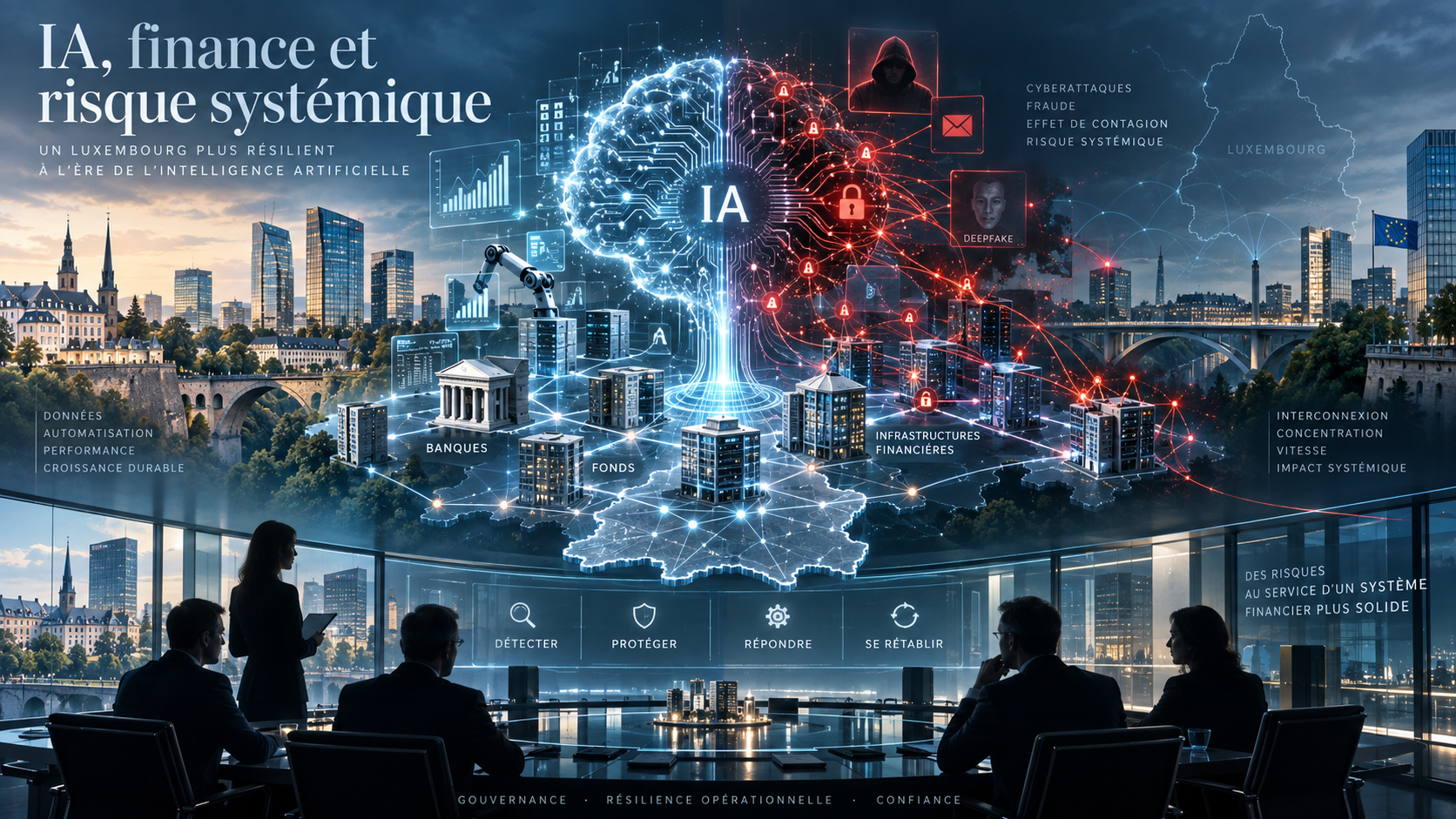 Intelligence artificielle et finance au Luxembourg : quand le risque technologique devient un risque systémique - le message de la CSSF