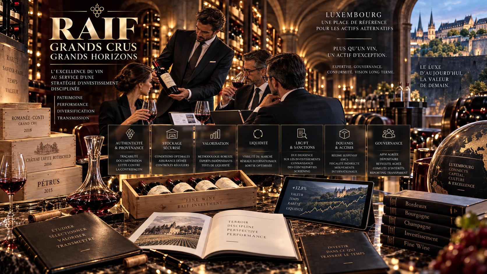 RAIF et grands crus d’exception : quand le vin devient un actif institutionnel