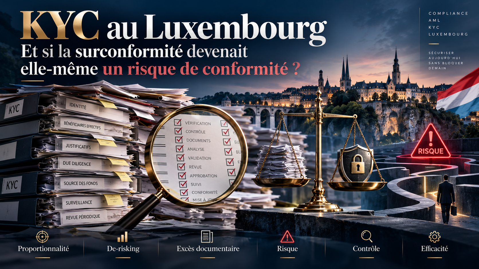 KYC au Luxembourg : et si la surconformité devenait elle-même un risque de conformité ?