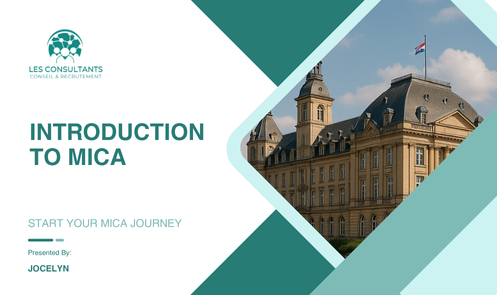 Introduction to MiCA ( Markets in Crypto-Assets ) online training