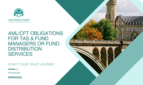 AML/CFT Obligations for TAs & Fund Managers or Fund Distribution Services online training
