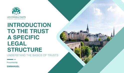 Introduction to the Trust : A specific legal structure online training