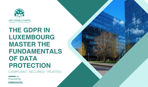 The GDPR in Luxembourg : Master the fundamentals of data protection